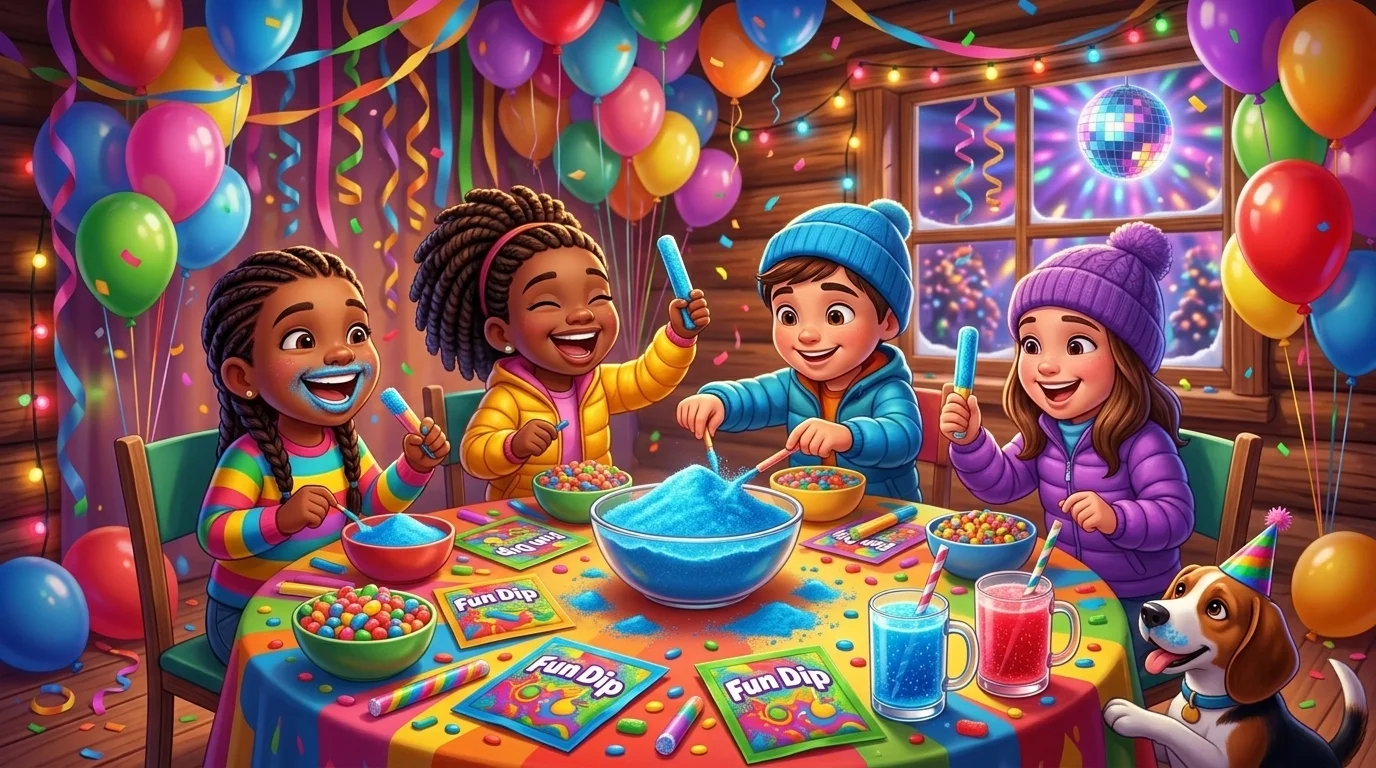 blue fun dip