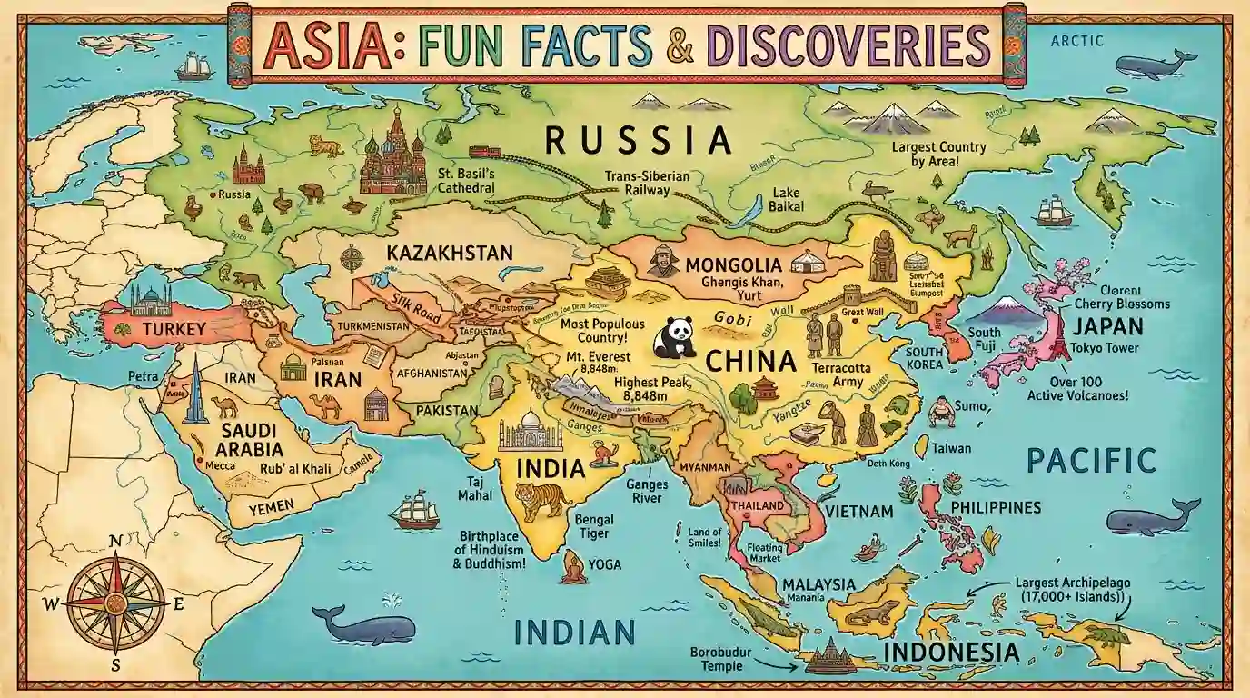 Asia Fun Facts