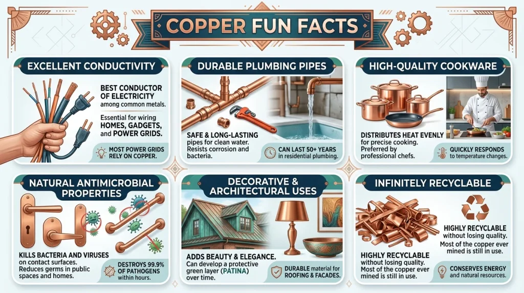 Key Properties of Copper at a Glance